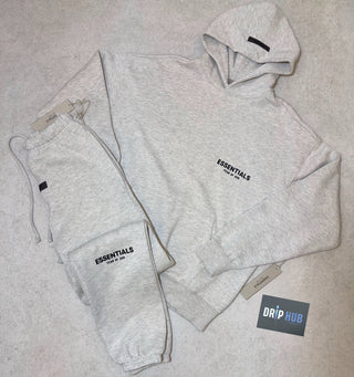 Essentials ‘LIGHT HEATHER OATMEAL’ (SS22) Full Tracksuit
