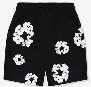 Denim Tears Cotton Wreath ‘BLACK’ Shorts