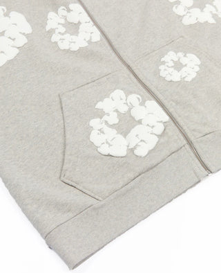Denim Tears Cotton Wreath Zip Hoodie ‘GREY’