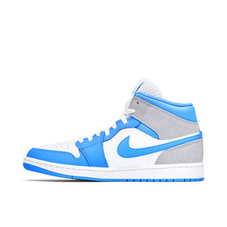 JORDAN 1 mid ‘UNIVERSITY BLUE GREY’