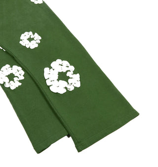 Denim Tears Cotton Wreath Baggy Sweatpants ‘GREEN’