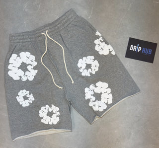 Denim Tears Cotton Wreath ‘GREY’ Shorts