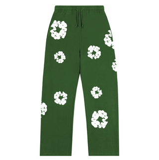 Denim Tears Cotton Wreath Baggy Sweatpants ‘GREEN’