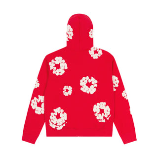 Denim Tears Cotton Wreath Zip Hoodie ‘RED’