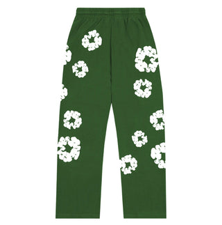 Denim Tears Cotton Wreath Baggy Sweatpants ‘GREEN’