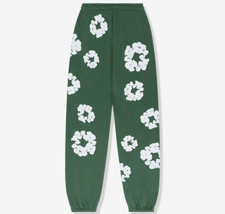 Denim Tears Cotton Wreath ‘GREEN’ Sweatpants