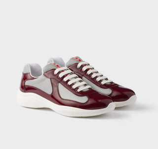 PRADA AMERICAS CUP PATENT LEATHER ‘BURGUNDY’