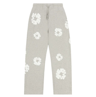 Denim Tears Cotton Wreath Baggy Sweatpants ‘GREY’