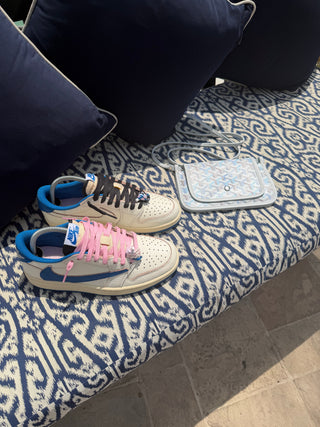 JORDAN 1 LOW X TRAVIS SCOTT X FRAGMENT ‘SAIL MILITARY BLUE’