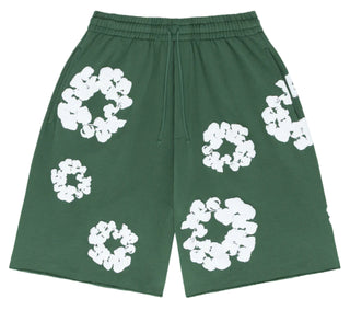 Denim Tears Cotton Wreath ‘GREEN’ Shorts