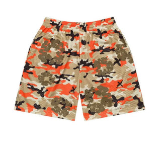 Denim Tears Camo Cotton Wreath Mesh Shorts ‘Brown’