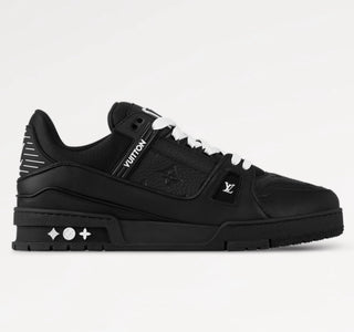 LV ‘BLACK EMBOSSED MONO SNEAKERS’ (CLEARANCE) 7UK