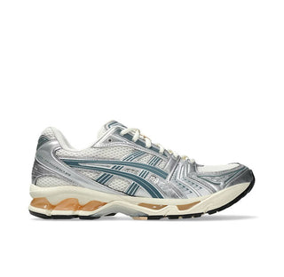 ASICS GEL-KAYANO 14 BIRCH PURE SILVER TEAL GOLD