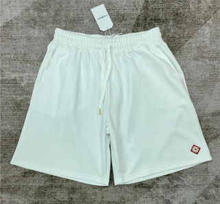 CASABLANCA DIAMOND LOGO SWEATSHORTS WHITE