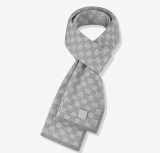 LV ‘Néo Petit Damier Grey Beanie & Scarf’ (CLEARANCE)