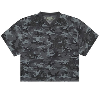 Denim Tears Camo Cotton Wreath Mesh T-Shirt ‘Black’