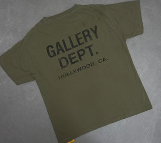 GALLERY DEPT. FRENCH TEE ‘OLIVE/BLACK’