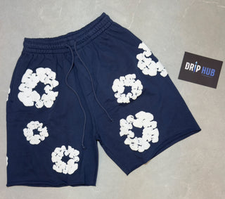 Denim Tears Cotton Wreath ‘NAVY’ Shorts