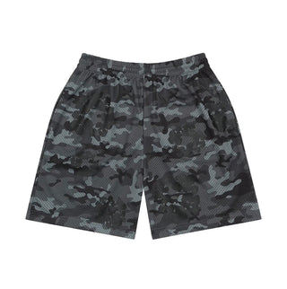 Denim Tears Camo Cotton Wreath Mesh Shorts ‘Black’