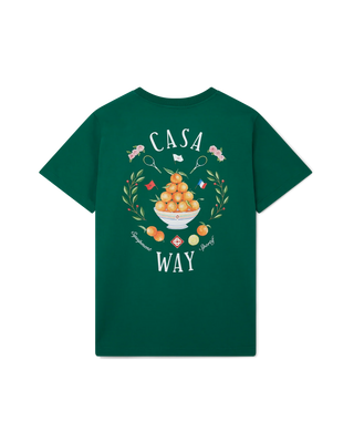 CASABLANCA CASA WAY T-SHIRT (GREEN)