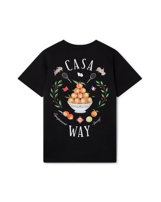 CASABLANCA CASA WAY T-SHIRT (BLACK)