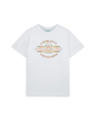 CASABLANCA UNITY IS POWER T-SHIRT (WHITE)