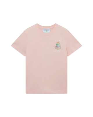 CASABLANCA MEMPHIS ELEMENTS T-SHIRT (PINK)