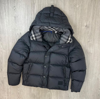 BURBERRY PUFFER JACKET SHORT DOWN (BLACK)